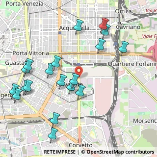 Mappa Viale Molise, 20137 Milano MI, Italia (1.20368)