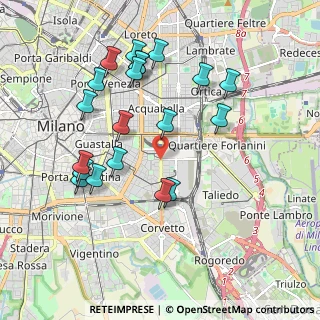 Mappa Viale Molise, 20137 Milano MI, Italia (1.9875)