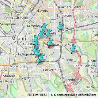 Mappa Viale Molise, 20137 Milano MI, Italia (1.34417)