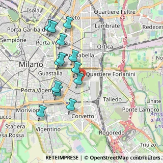 Mappa Viale Molise, 20137 Milano MI, Italia (1.82615)