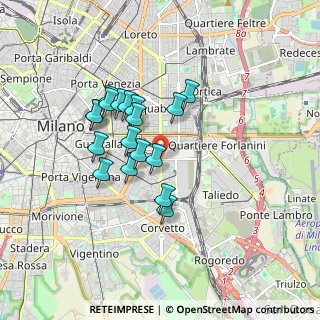 Mappa Viale Molise, 20137 Milano MI, Italia (1.42167)