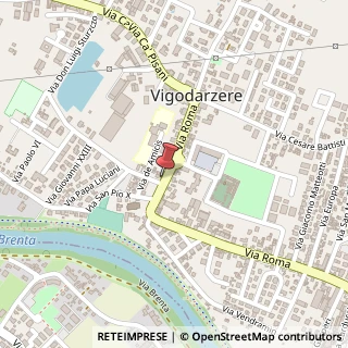 Mappa Via Roma, 155, 35010 Vigodarzere, Padova (Veneto)
