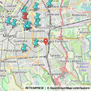 Mappa Via Cesare Lombroso, 20137 Milano MI, Italia (2.74231)
