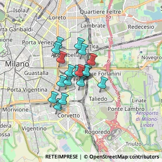 Mappa Via Cesare Lombroso, 20137 Milano MI, Italia (1.12778)