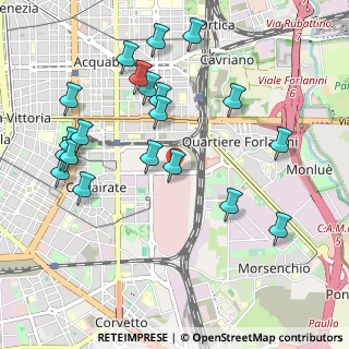 Mappa Via Cesare Lombroso, 20137 Milano MI, Italia (1.115)