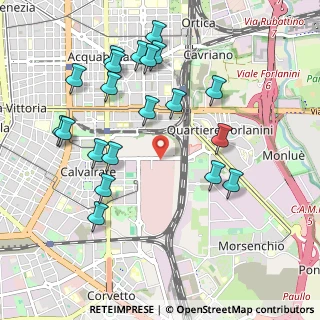 Mappa Via Cesare Lombroso, 20137 Milano MI, Italia (1.0715)
