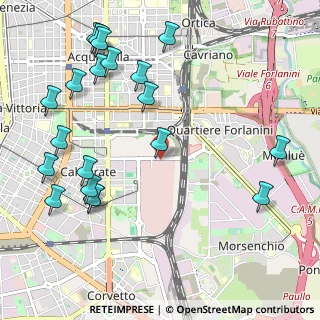 Mappa Via Cesare Lombroso, 20137 Milano MI, Italia (1.3075)