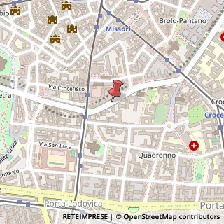 Mappa Via Santa Sofia, 27, 20122 Milano, Milano (Lombardia)