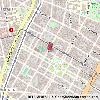 Mappa Via Emilio Morosini, 51, 20135 Milano, Milano (Lombardia)