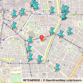 Mappa Via Privata Siracusa, 20121 Milano MI, Italia (0.726)