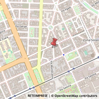 Mappa Via Vincenzo Foppa, 49, 20144 Milano, Milano (Lombardia)