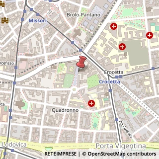 Mappa Via San Calimero, 11, 20122 Milano, Milano (Lombardia)