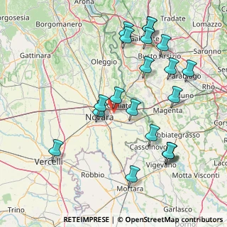 Mappa Via Cinque Porte, 28100 Pernate NO, Italia (17.574)