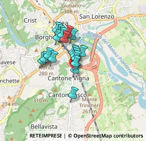 Mappa Via Torino 98 sede Segreteria anno rotariano, 10015 Ivrea TO, Italia (0.5875)