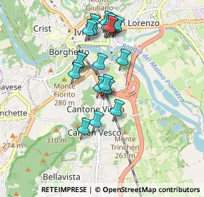 Mappa Via Torino 98 sede Segreteria anno rotariano, 10015 Ivrea TO, Italia (0.7895)