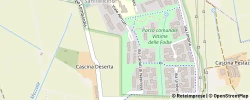 Mappa Peschiera Borromeo