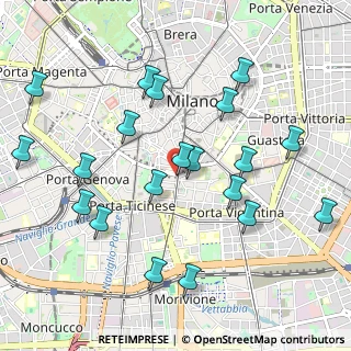 Mappa Corso Italia, 20122 Milano MI, Italia (1.1)