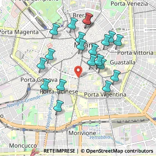Mappa Corso Italia, 20122 Milano MI, Italia (0.961)