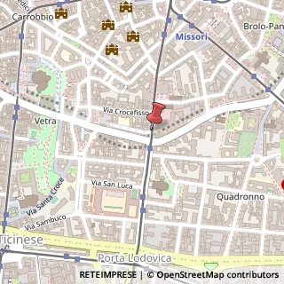 Mappa Corso Italia,  38, 20122 Milano, Milano (Lombardia)