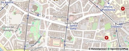 Mappa Milano