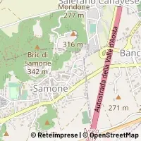 Mapa Samone