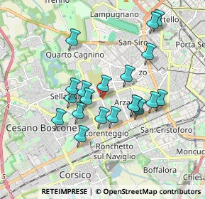 Mappa Inganni, 20147 Milano MI, Italia (1.5825)