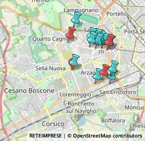 Mappa Inganni, 20147 Milano MI, Italia (1.72933)