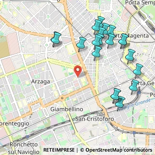 Mappa Via Tagiura, 20146 Milano MI, Italia (1.21)
