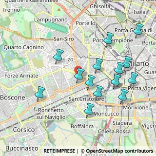 Mappa Via Tagiura, 20146 Milano MI, Italia (2.042)