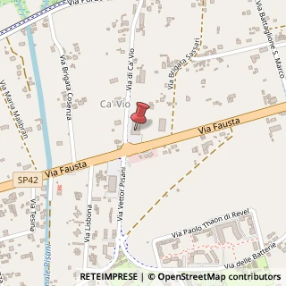 Mappa Via Fausta ang. Via Ca? Vio, 32, 30010 Cavallino-Treporti, Venezia (Veneto)