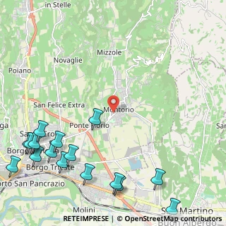 Mappa Via dei Faggi, 37141 Montorio VR, Italia (3.25188)