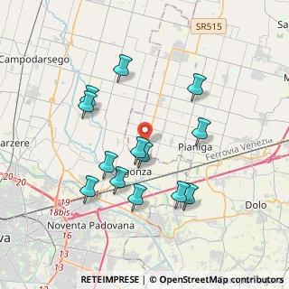 Mappa Via Piave, 30030 Pianiga VE, Italia (3.57538)