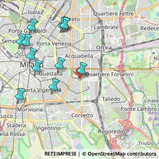 Mappa Via Luisa Sanfelice, 20137 Milano MI, Italia (2.54833)