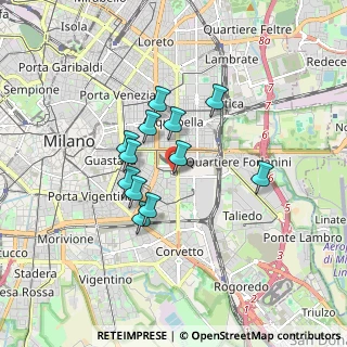 Mappa Via Luisa Sanfelice, 20137 Milano MI, Italia (1.30583)