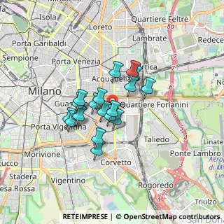 Mappa Via Luisa Sanfelice, 20137 Milano MI, Italia (1.18789)