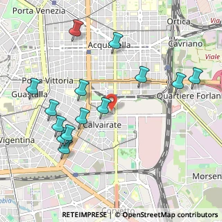 Mappa Via Luisa Sanfelice, 20137 Milano MI, Italia (1.11214)