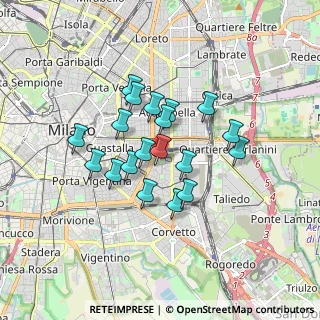 Mappa Piazzale Ferdinando Martini, 20137 Milano MI, Italia (1.33316)