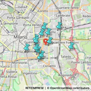 Mappa Piazzale Ferdinando Martini, 20137 Milano MI, Italia (1.31)