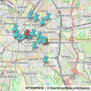 Mappa Piazzale Ferdinando Martini, 20137 Milano MI, Italia (1.88188)