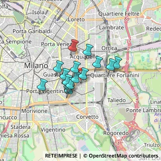 Mappa Piazzale Ferdinando Martini, 20137 Milano MI, Italia (1.11933)