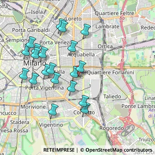 Mappa Piazzale Ferdinando Martini, 20137 Milano MI, Italia (2.057)