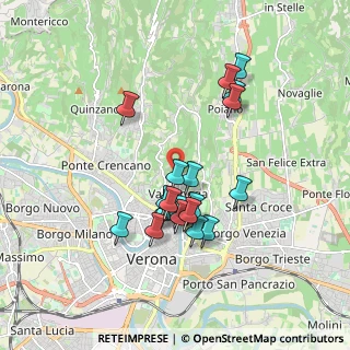 Mappa Via Benvenuto Zenari, 37128 Verona VR, Italia (1.5865)