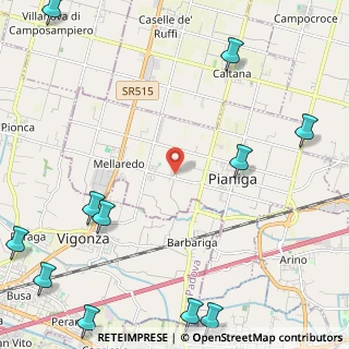 Mappa Via Bosco, 30030 Pianiga VE, Italia (3.52818)