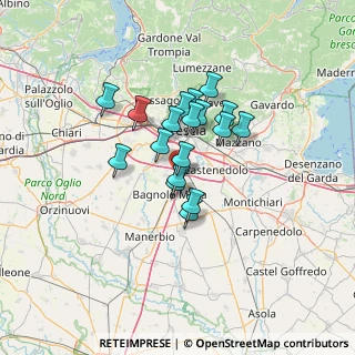 Mappa Via J. Gutenberg, 25020 Poncarale BS, Italia (9.36611)