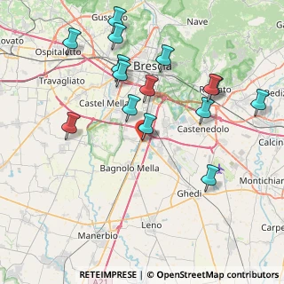 Mappa Via Gutenberg, 25020 Poncarale BS, Italia (8.58867)