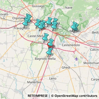 Mappa Via J. Gutenberg, 25020 Poncarale BS, Italia (7.57)