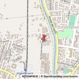 Mappa Via Daniele Manin, 46, 35010 Vigodarzere, Padova (Veneto)