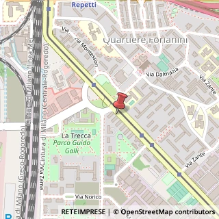 Mappa Via Mecenate, 4, 20138 Milano, Milano (Lombardia)
