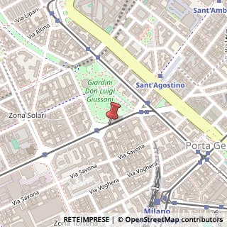 Mappa Via Andrea Solari,  11, 20144 Milano, Milano (Lombardia)