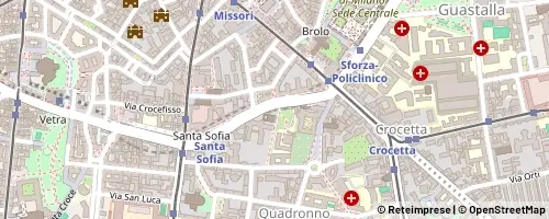 Mappa Milano
